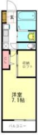 ヴィラージュの物件間取画像